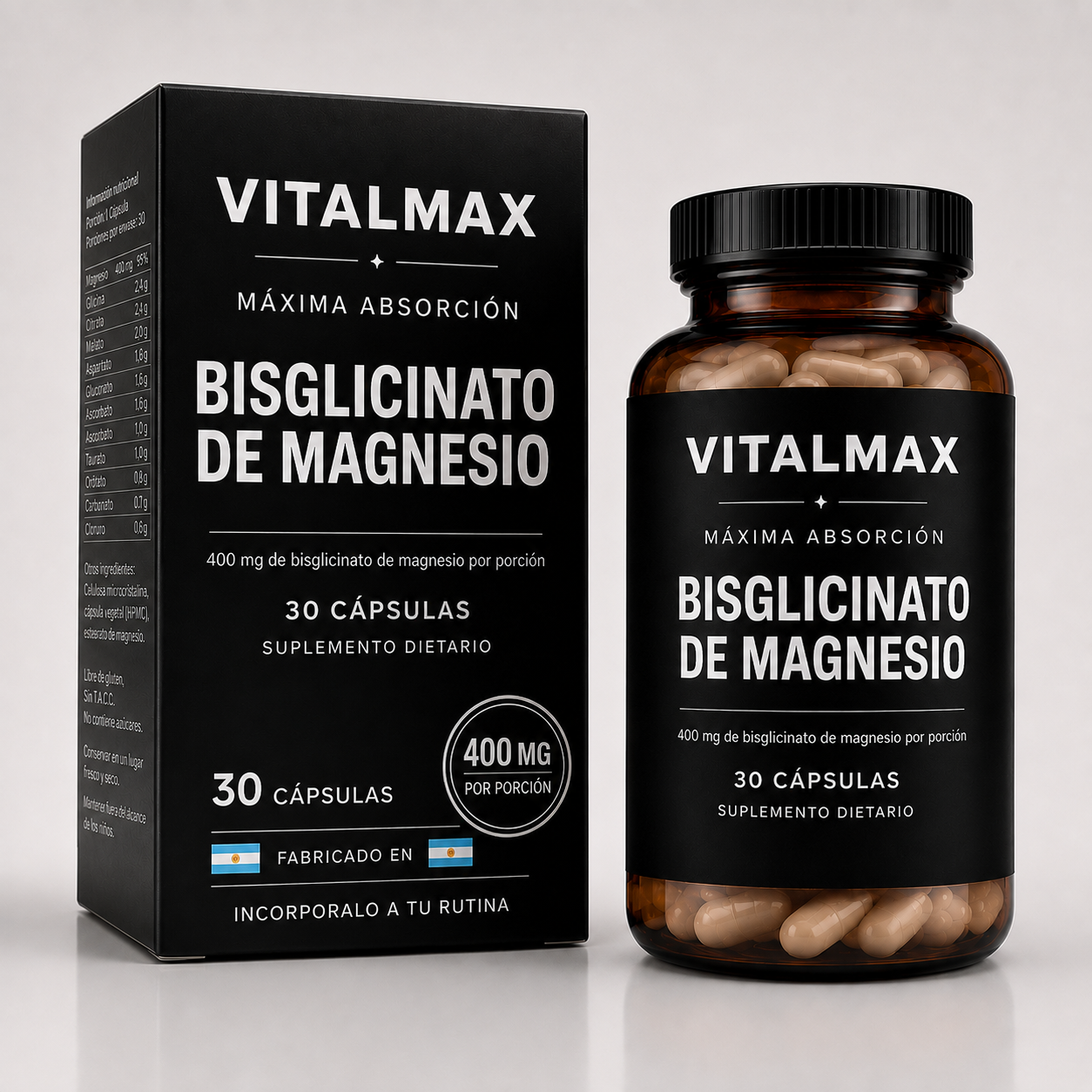 Complejo de magnesio bisglicinato VITALMAX®