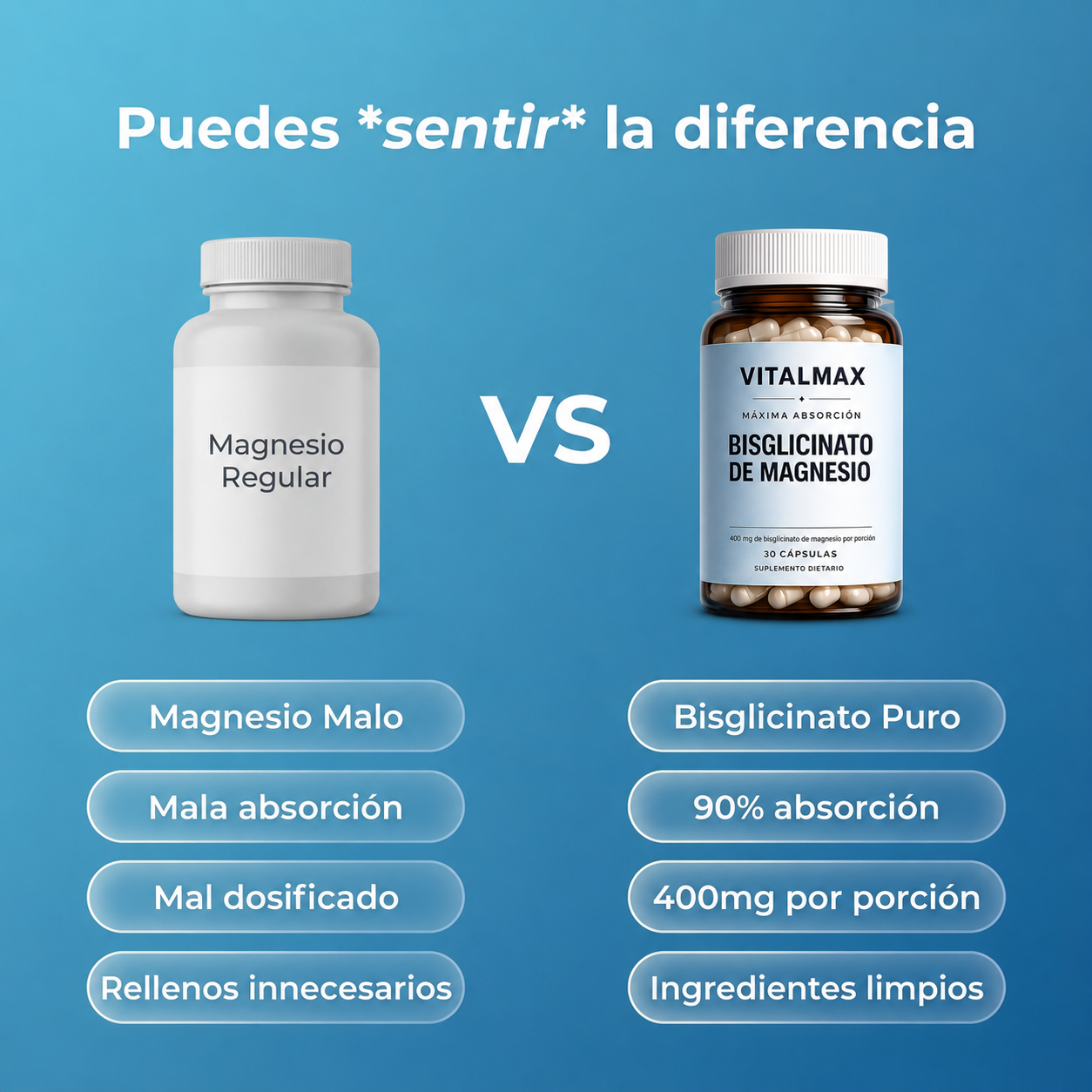 Complejo de bisglicinato de magnesio VITALMAX®