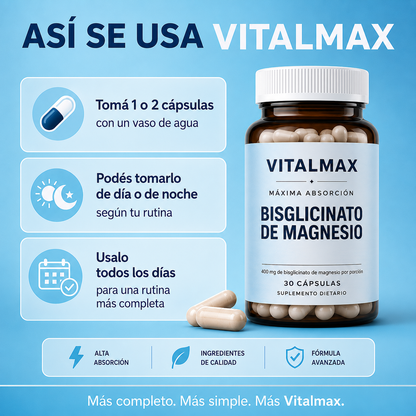 Complejo de bisglicinato de magnesio VITALMAX®
